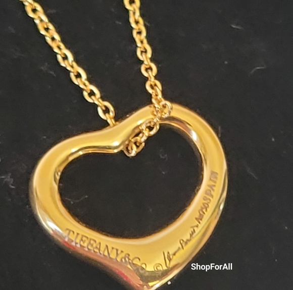 Tiffany & Co. Gold Heart Necklace - Picture 9 of 14